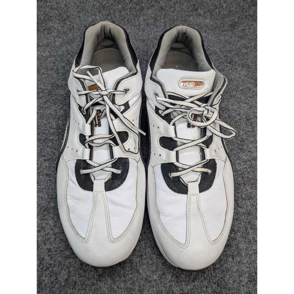 FootJoy SuperLites 56732 Men's Golf Shoes Size 14 M White Leather Soft Spikes